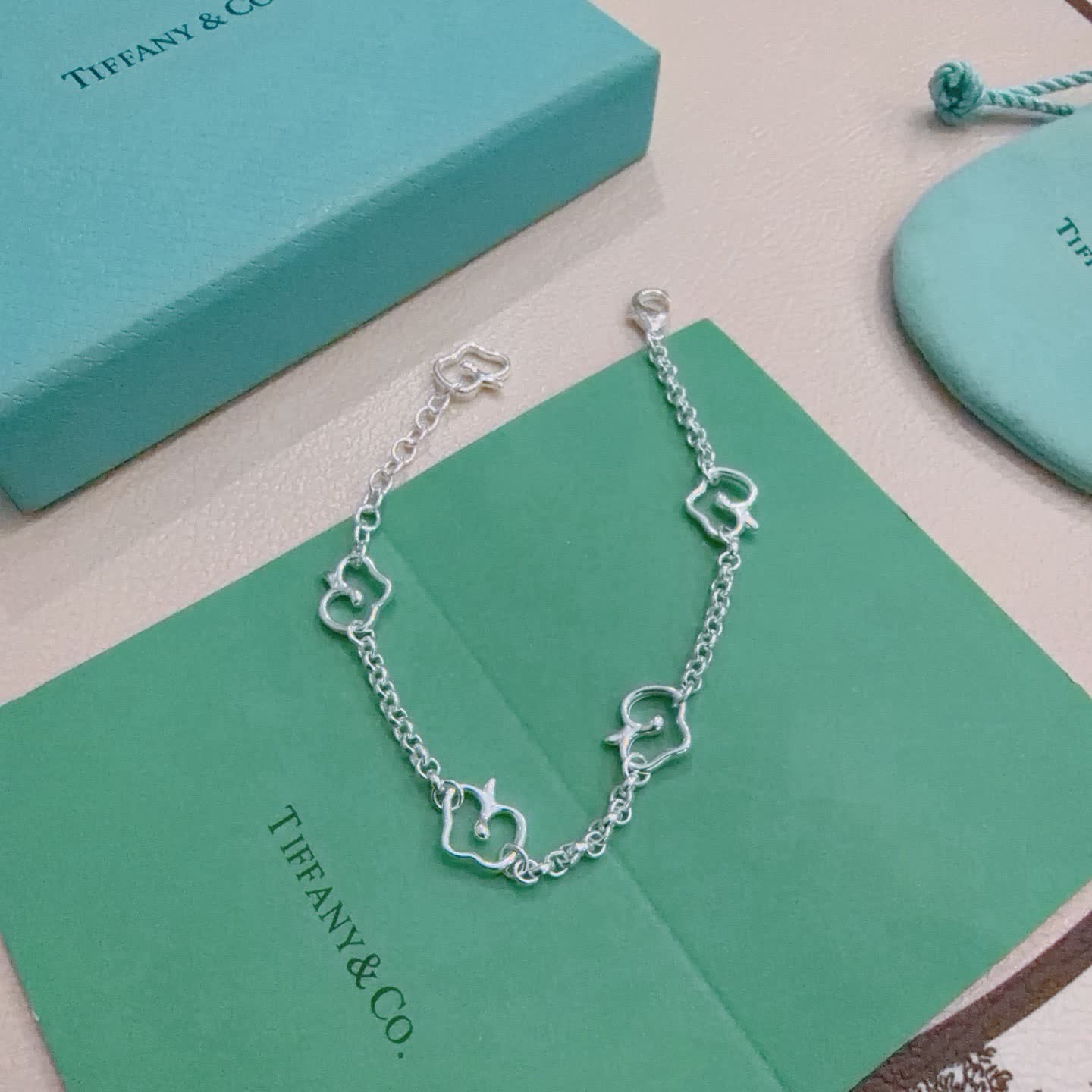 Tiffany & Co. Blue Box Charm Bracelet